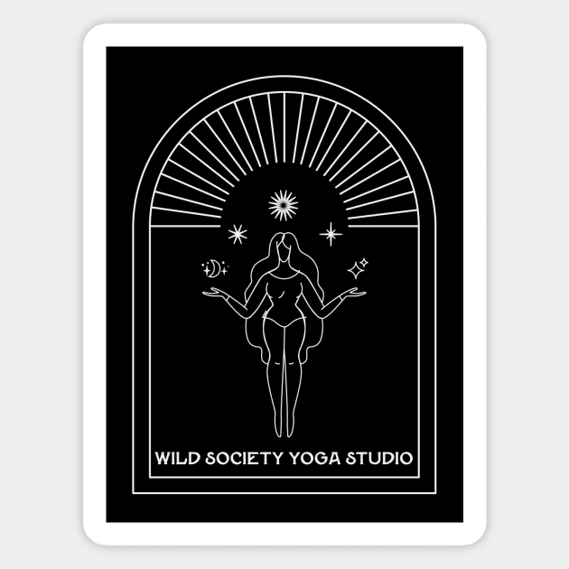 Wild Society Yoga Studio Magnet by Wild Society Podcast